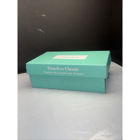 Ankis Women's Rhinestone Bow Heels Closed Toe Pumps Strappy 8 Black Glitter - Picture 9 of 9